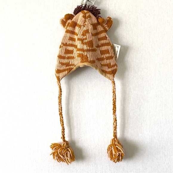 Handmade Nepal 100% Wool Giraffe Animal Hat for Kids - Picture 4 of 6